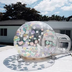Transparent Inflatable Bubble House for Outdoor Using With Full Sets of Accessories and Balloons thumbnail-1