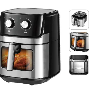 Air Fryer Independent Dual Knob Multifunctional（Wechat:13510231336） thumbnail-2