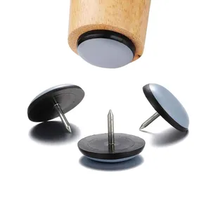 Nail on Furniture Sliders Furnigear Heavy Duty PTFE (Teflon) Chair Sliders Glides Wooden Furniture Movers Chair Leg Floor Protectors thumbnail-1