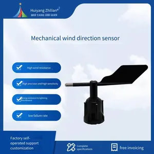 Wind Direction and Wind Speed Sensor, Anemometer for Meteorological Research, High-precision Remote Monitoring, Polycarbonate Shell Transmitter Measuring Instrument thumbnail-1