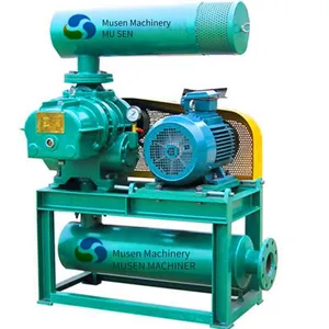 Sewage Treatment Aeration Roots Blower, Made of Cast Steel, With Pure Copper Motor, for Dust Removal and Conveying Pressurization thumbnail-1