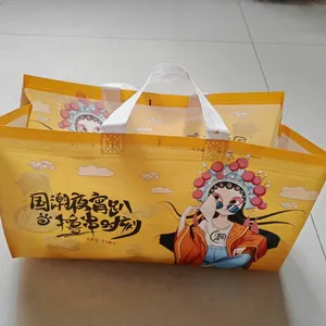 Takeout Bags for Fruitwood Roasted Duck, Takeout Handbags for Roast Goose, Handbags for Sichuan Pepper Chicken, Non-woven Bags for Roasted Duck thumbnail-2
