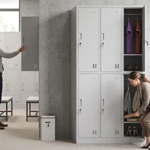Proven 6-Door Steel Staff Locker — Commercial-Grade With Individual Locks for Office & Gym thumbnail-1