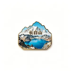 Custom Changbai Mountain Fridge Magnet Scenic Souvenir thumbnail-1