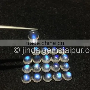 Wholesale Loose Gemstone Rainbow Moonstone Smooth Round Cabochons thumbnail-3