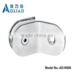 Stainless Steel Shower Door Glass Clips and SS Handrail Clamps and Handrail Glass Fixing thumbnail-1
