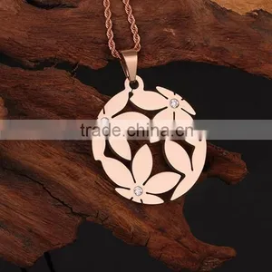 Stainless Steel Hawaiian Flower Costume Jewelry Set thumbnail-6