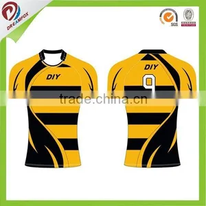 2015 New Design Sublimation Custom Rugby Jersey Wholesale thumbnail-5