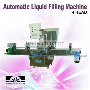 Automatic Four Head Liquid Filling Machine for Liquid Chemical thumbnail-1