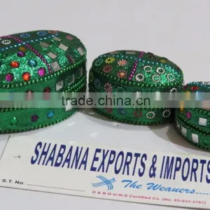 Jeweled Trinket Box Attractive Glitter and Mirror Jewelry Boxes thumbnail-5