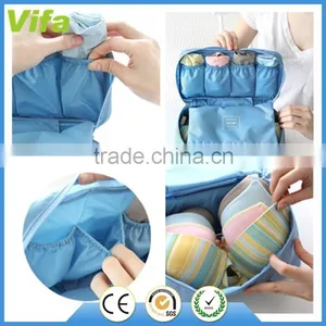 Women Girl Travel Cosmetic Makeup Toiletry Wash Storage Case Underwear Bra Lingerie Bag Organizer thumbnail-3