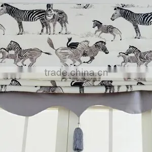 Chinese Style Curtains Factory Roman Blinds Supplier thumbnail-1