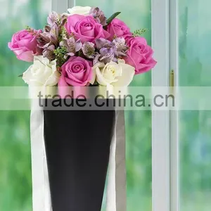 Plastic Flower Packaging Tube, Tube Shaped Flower Pot thumbnail-1