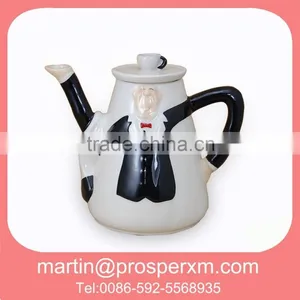 Chef Design Ceramic Teapot Set thumbnail-1