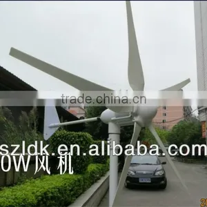 Wholesales 600w Wind Turbine High Efficiency Power Generator12v/24v DC+Wind Charger Regulator Controller thumbnail-1