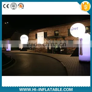 Attractive Christmas Stage Show Decoration Inflatable Pillar With Led Lighting thumbnail-4