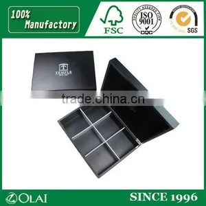 6-Slot Hand-crafted Tea Packing Box Wholesale thumbnail-1