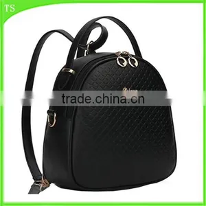 Chain Pattern Fashion Handbag New Leisure Girls PU Shoulder Backpack Bag thumbnail-1