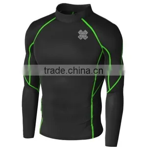 Custom Compression Wear Compression Shirts Sublimation Style 2015 thumbnail-1