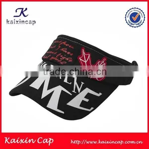 2015 New Fashion High Quality White 100 Cotton Sun Visor Cap Sun Visor Hat thumbnail-5