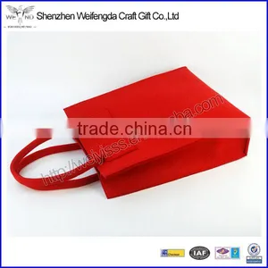 Fashion Cheap Red Felt Presentation Wine Bag thumbnail-2
