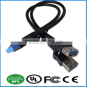 Other Type and USB Interface Type USB 3.0 Pin Header 19 Pin Buchse 1 x USB 3.0-A Buchse thumbnail-1