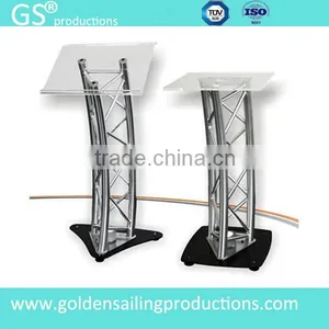 Aluminum Truss Roofing System Wiht High Polishedacrylic Plexiglass Podium for Speech thumbnail-1