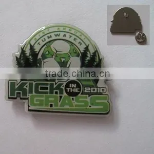 Stainless Iron Printed Lapel Pin thumbnail-1
