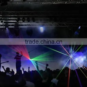 400mW New Remote DMX Light RGB Laser Stage Lighting DJ Party Show Light Projector Chrismas Laser Light thumbnail-5