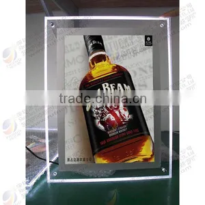 Illuminated Edgelit Acrylic Led Photo Frame Led Light Box thumbnail-1