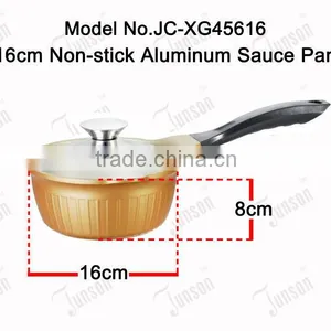 Induction Cooking Non-stick Coating Sauce Pan/16cm Non-stick Aluminum Sauce Pan With Lid thumbnail-2