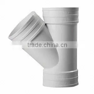 High Quality PVC Equal Tee/Water Drainage Pipe Fittings thumbnail-1