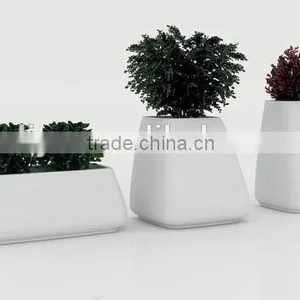 Colorful Fiberglass Flower Pot Set of 3 in Different Size thumbnail-1