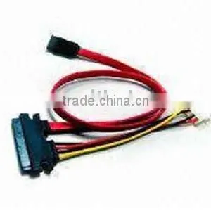 Slimline SATA 7 and 15-pin Cable Side to 7-pin and B4P Cable, Customized Cable Lengths Are Welcome thumbnail-1