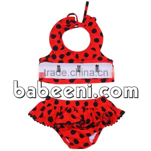 Lovely Labrador Smocked Girl Swimwear thumbnail-1