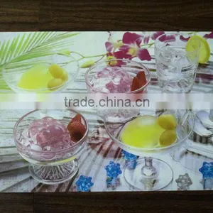 Nice Custom Printing Kithen Food Meal Clear Plastic PP Placemat,custom Placemat thumbnail-2