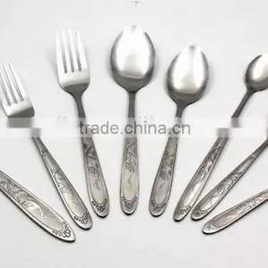 China Best Quality Multi-purpose Stainless Steel Spoon Fork Knife Sets in Kitchen and Restaurant thumbnail-4