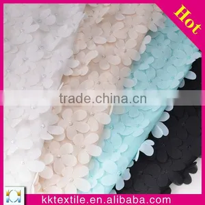 Hot Sale in Western Country Chiffon Embroidery Lace Cloth Fabric thumbnail-1