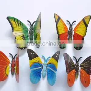 Wholesale 6 Inch Plastic Butterfly 3D Design Personalized Fridge Magnets, Wedding Anniversary Gifts, Studio Decorations thumbnail-1