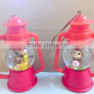 Globe Diameter 45mm Cartoon Monkey Led Light Water Globe Polyresin Cheap Decorative Hanging Lanterns thumbnail-4