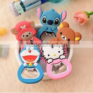 High Class Customized Design 3d PVC Bottle Opener thumbnail-1