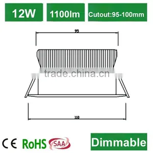 Hotel Room Led Ceiling Light Smd Downlight 12W 13W thumbnail-4