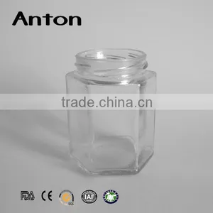 Various Capacity Footed Glass Storage Jar Sauce Bottles With Lid thumbnail-2