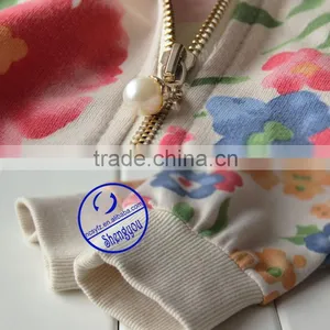 Custom Women Full Printed Zipper-up Hoodies Sweatshirts thumbnail-5