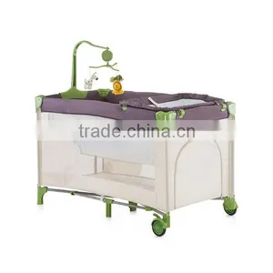Good Quality European Standard Playpen Baby Playpen Baby Playyard Travel Cot thumbnail-1