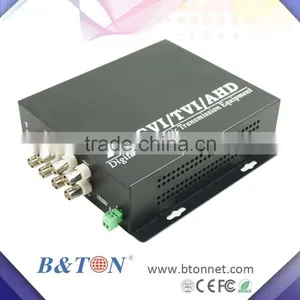 4Ch 720P/960P/1080P HD CVI/AHD/TVI Converter Fiber Optic to BNC Digital Video Converter Fiber Optical thumbnail-2