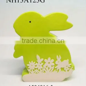 7"ceramic Plate Easter Crafts With Flower Pattern thumbnail-6