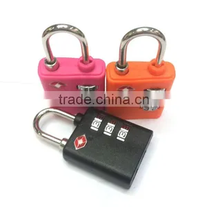 Factory Direct Wholesale Price High Quality Eletroplated Wheel TSA 3 Digit TSA Lock thumbnail-1