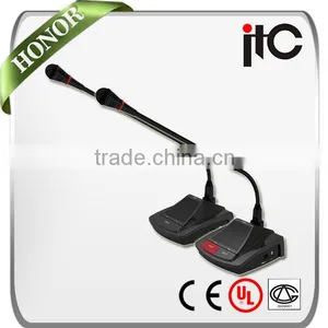 ITC TS-0602 Seris Condenser and Gooseneck Type Conference Room Microphone System With Ring Indicator thumbnail-1