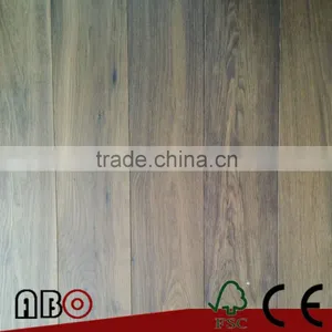 Antique White Oak Wood Parquet Flooring Ammonia Smoked Flooring thumbnail-1